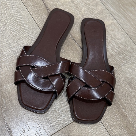 H&M Shoes - Elegant Brown Women's Sandals
